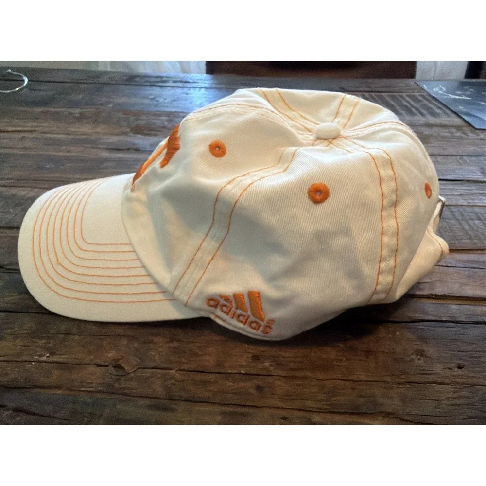 Tennessee Volunteers Adidas Hat Cap Mens Orange Beige Panel Logo Adjustable!